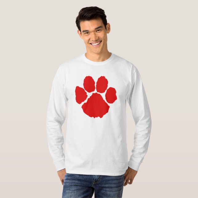 T-Shirt Red Paw (Frente Completa)