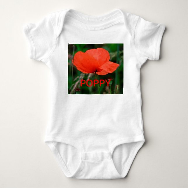 T-shirt Red Poppy Creeper (Frente)