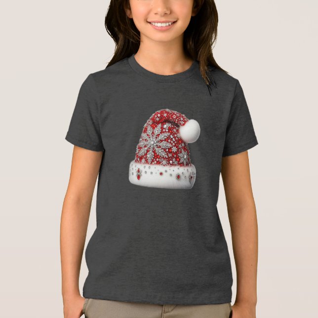 T-Shirt Red Santa Hat (Frente)