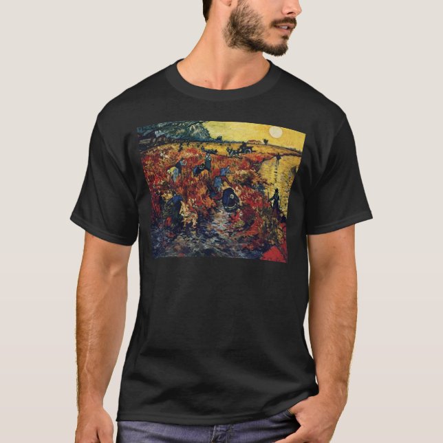 T-shirt Red Vineyard, Van Gogh, 1888 (Frente)