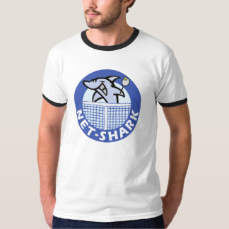 T-shirt rede-tubarão-azul