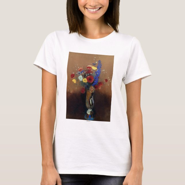 T-shirt Redon: Flores selvagens, C1912 (Frente)