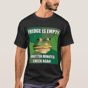 T-shirt Refrigerador vazio do sapo sujo de Bachel