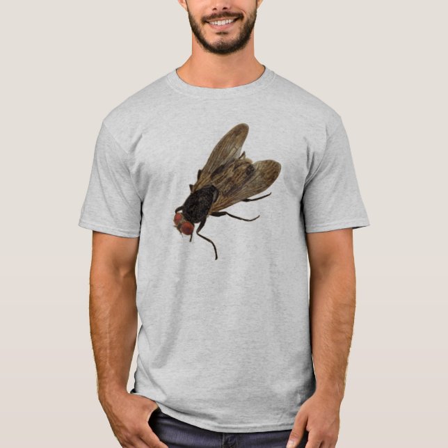 T-shirt Refrigere o animal da mosca (Frente)