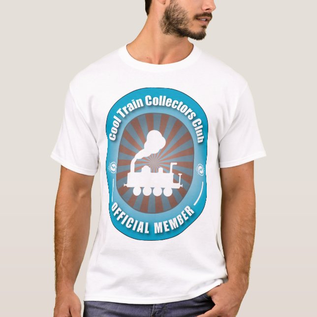 T-shirt Refrigere o clube dos coletores do trem (Frente)