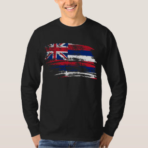 T-shirt Refrigere o design havaiano da bandeira