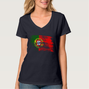 T-shirt Refrigere o design português da bandeira