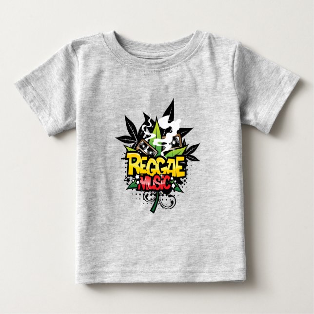 T-shirt Reggae Music (Frente)