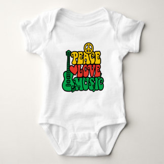 T-shirt Reggae Peace Love Music