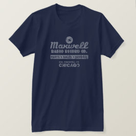 T-shirt Registro Co. Chicago do rádio de Maxwell