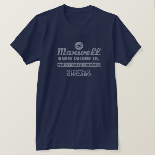 T-shirt Registro Co. Chicago do rádio de Maxwell