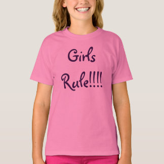 T-shirt Regra de Meninas!!!