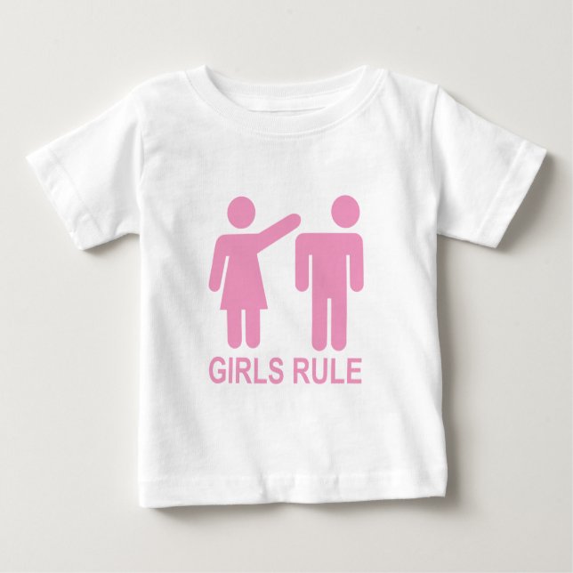 T-shirt Regra de Meninas (Frente)