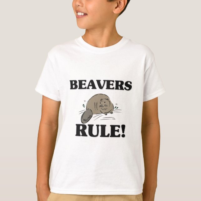 T-shirt Regra dos CASTORES! (Frente)