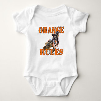 T-shirt Regras alaranjadas
