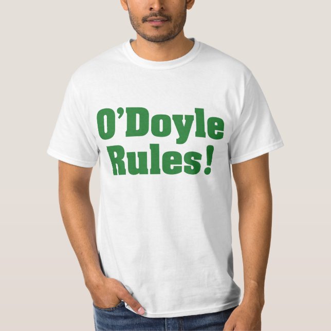 T-shirt Regras de O'Doyle (Frente)