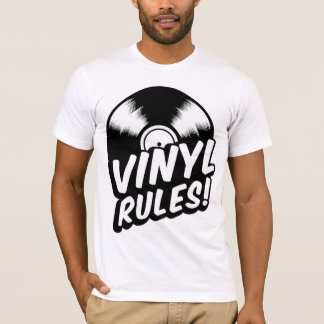 T-shirt regras de vinilo