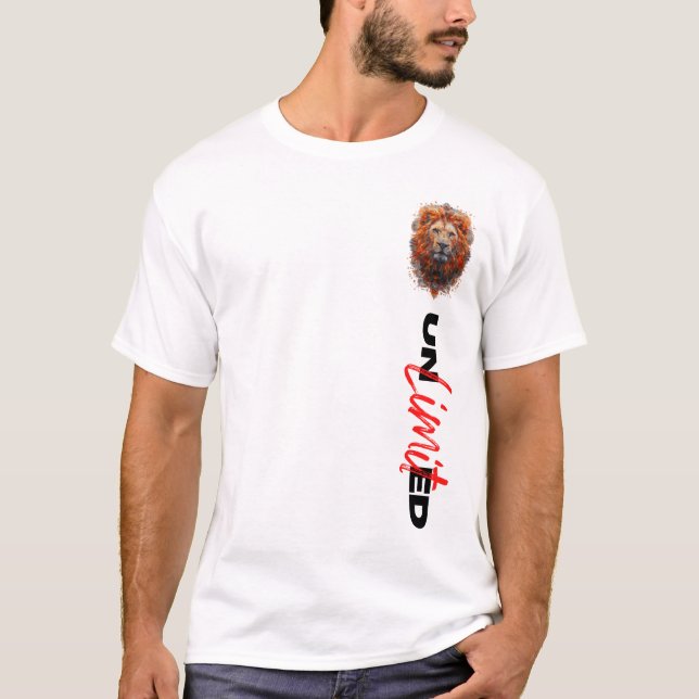 T-Shirt Regular Lion Ilimitado (Frente)