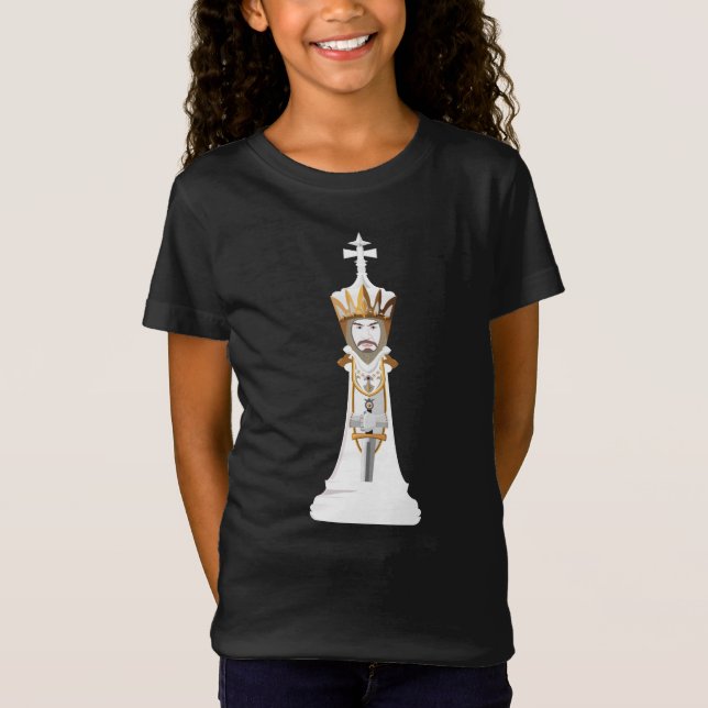 T-Shirt Rei Branco (Frente)