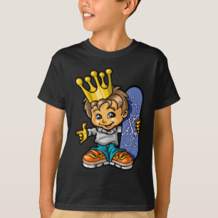 T-shirt Rei de snowboard