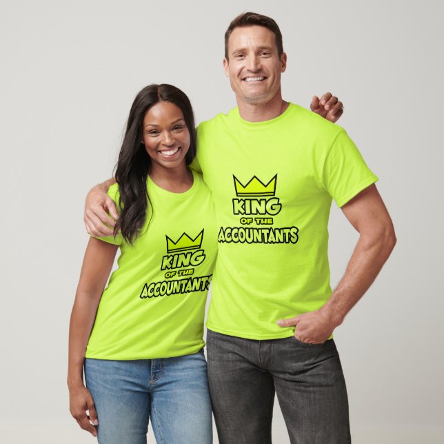 T-shirt Rei dos Contabilistas (Unissex)