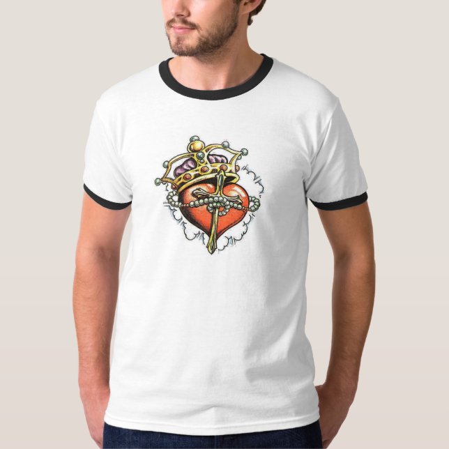 T-shirt rei dos corações (Frente)