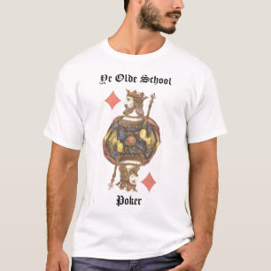 T-shirt Rei dos diamantes YE Olde SchoolPoker