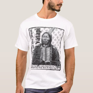 T-shirt Rei Hunkpapa Lakota Chefe do corvo