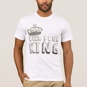 T-shirt Rei TShirt de Pong da cerveja