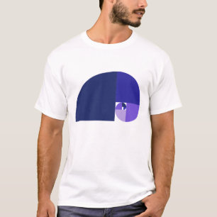T-shirt Relação dourada, espiral de Fibonacci
