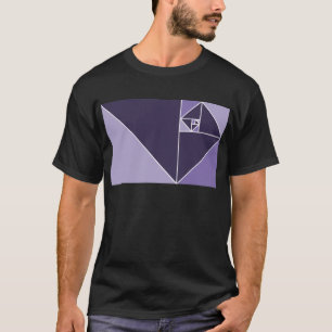 T-shirt Relação dourada (roxa)