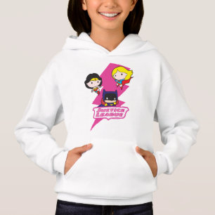 T-shirt Relâmpago Rosa da Liga da Justiça de Chibi