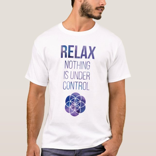 T-shirt Relaxe a citação de Buda (Frente)
