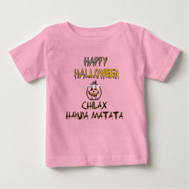 T-shirt Relaxe a Coleção Feliz de Halloween