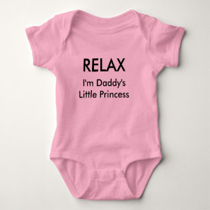 T-shirt "RELAXE. Eu sou tutu da princesa pequena" meninas