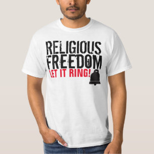 T-shirt religiosos da liberdade