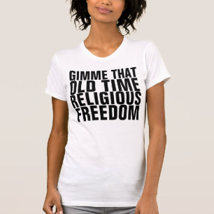 T-shirt religiosos do cristão da liberdade