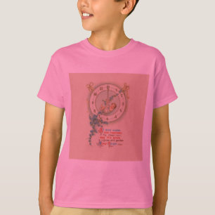 T-shirt Relógio Antigo Bebê de Ano Novo