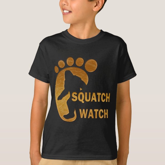 T-shirt Relógio de Squatch (Frente)