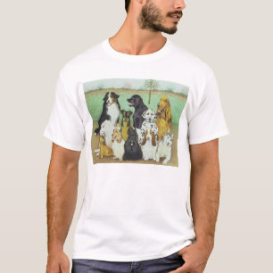 T-shirt Relógio do cão