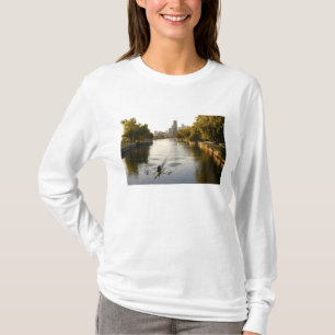 T-shirt Remadores no lago do Lincoln Park, Chicago, Illino
