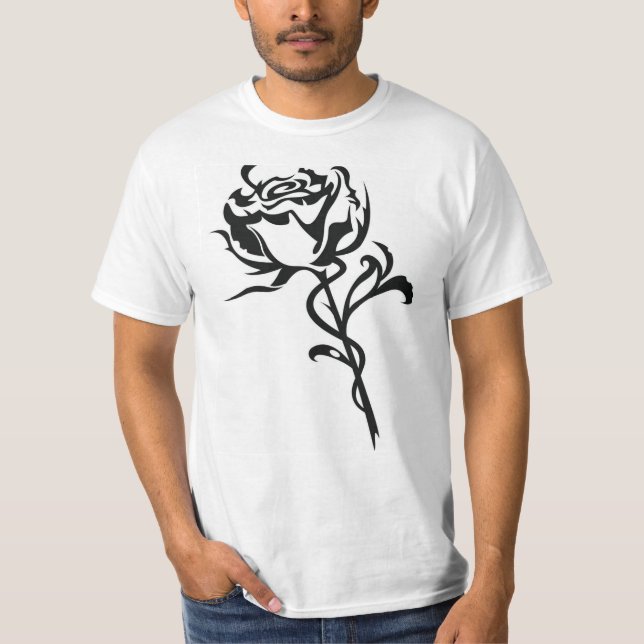 T-shirt Remera flor hombre (Frente)