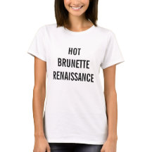 T-Shirt Renascentista de Brunette