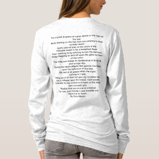 T-Shirt render-se no lago