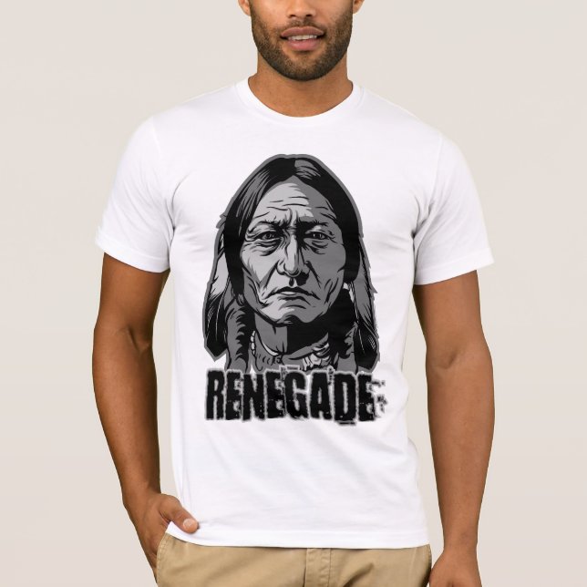 T-shirt renegado de Bull de assento (Frente)