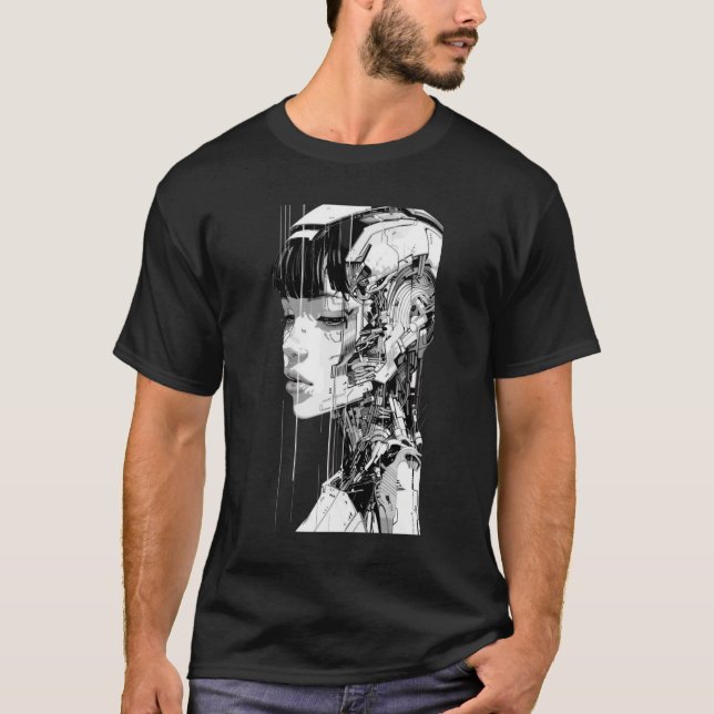 T-Shirt Replicant Cyberpunk Blade Runner (Frente)
