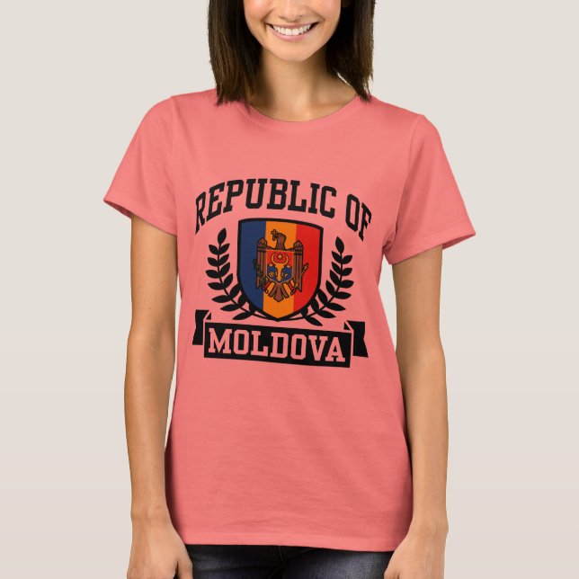 T-shirt República da Moldávia (Frente)