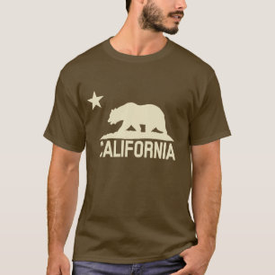 T-shirt República de Califórnia - urso de CA - silhueta