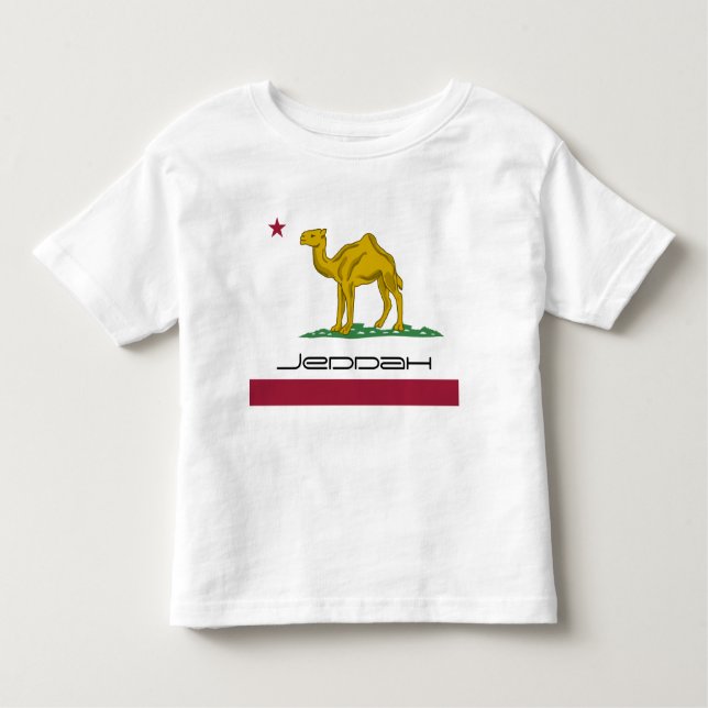 T-shirt República de Jeddah não Califórnia (Frente)