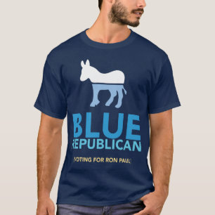 T-shirt republicano azul
